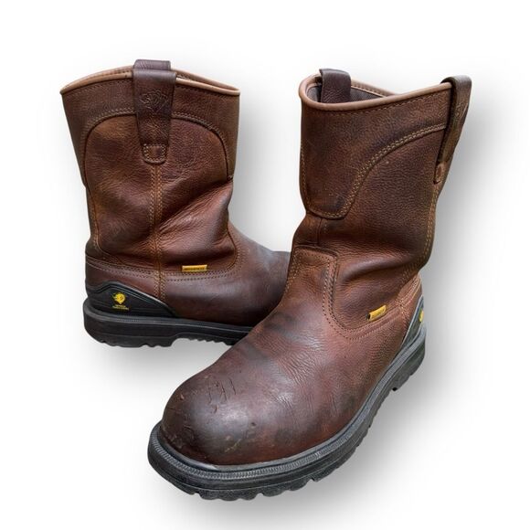 Herman Survivors Men's Bison Waterproof Steel Toe Work Boots Men's size 10 - Picture 10 of 13